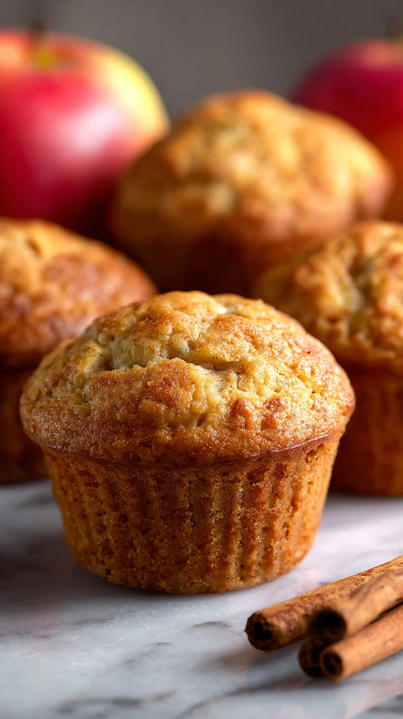 Freshly baked apple cinnamon muffins. Freshly baked apple cinnamon muffins.
