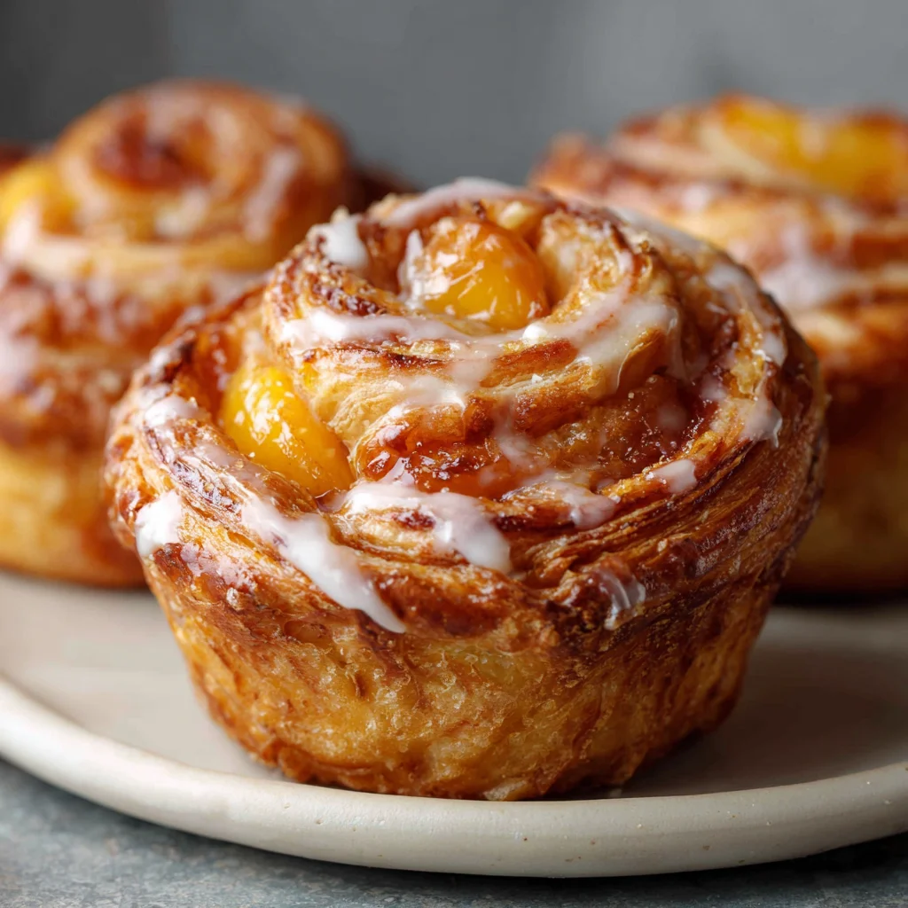 Irresistible Peach Pie Cruffins Recipe