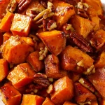 Delicious Maple-Pecan Roasted Sweet Potatoes Recipe