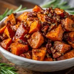 Delicious Maple-Pecan Roasted Sweet Potatoes Recipe