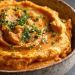 Mashed Sweet Potatoes with Miso Butter