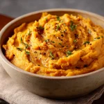 Mashed Sweet Potatoes with Miso Butter