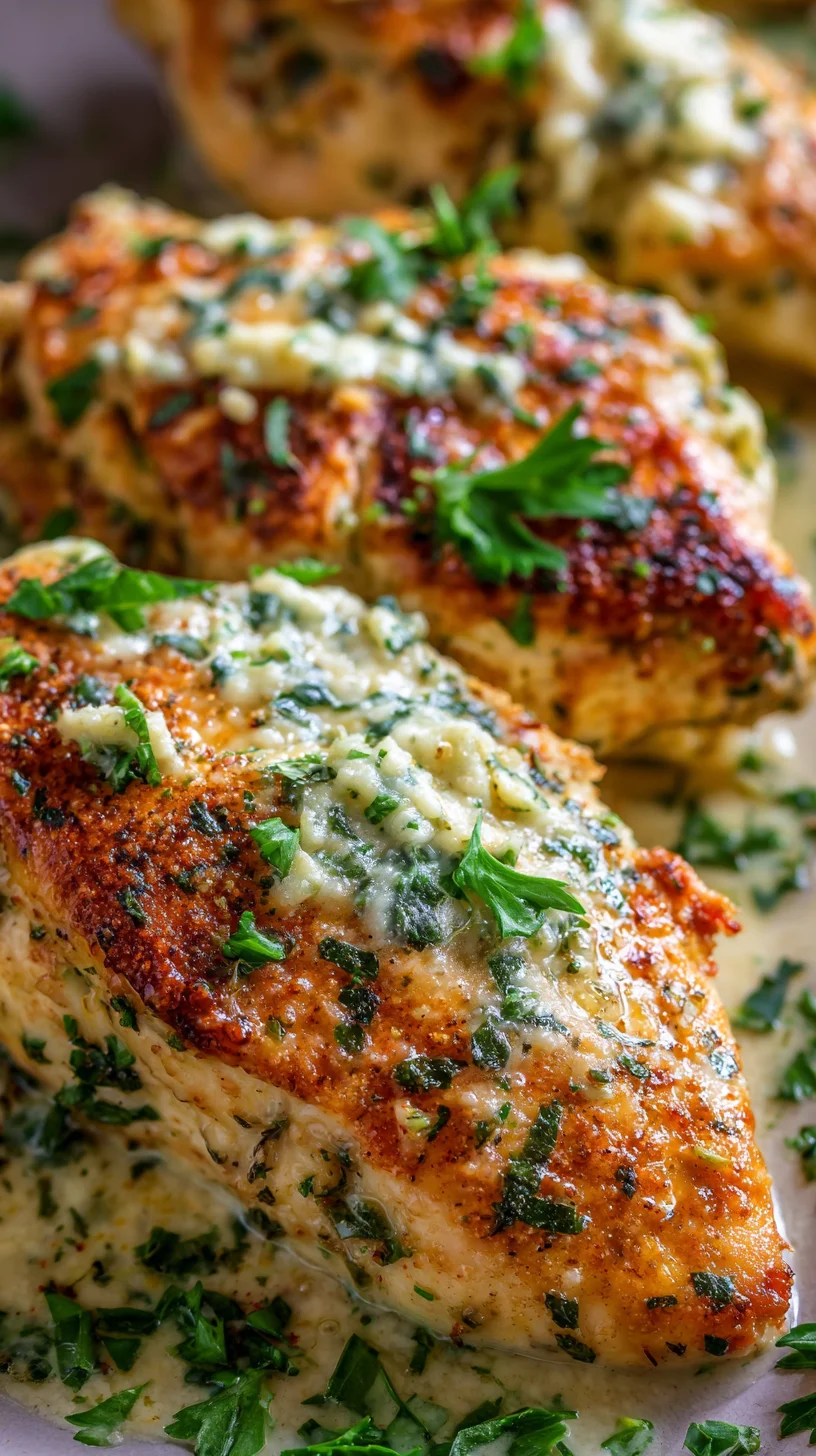 Juicy, tender chicken dish.