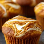 Delicious Pumpkin Cream Cheese Swirl Muffins Recipe