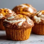 Delicious Pumpkin Cream Cheese Swirl Muffins Recipe