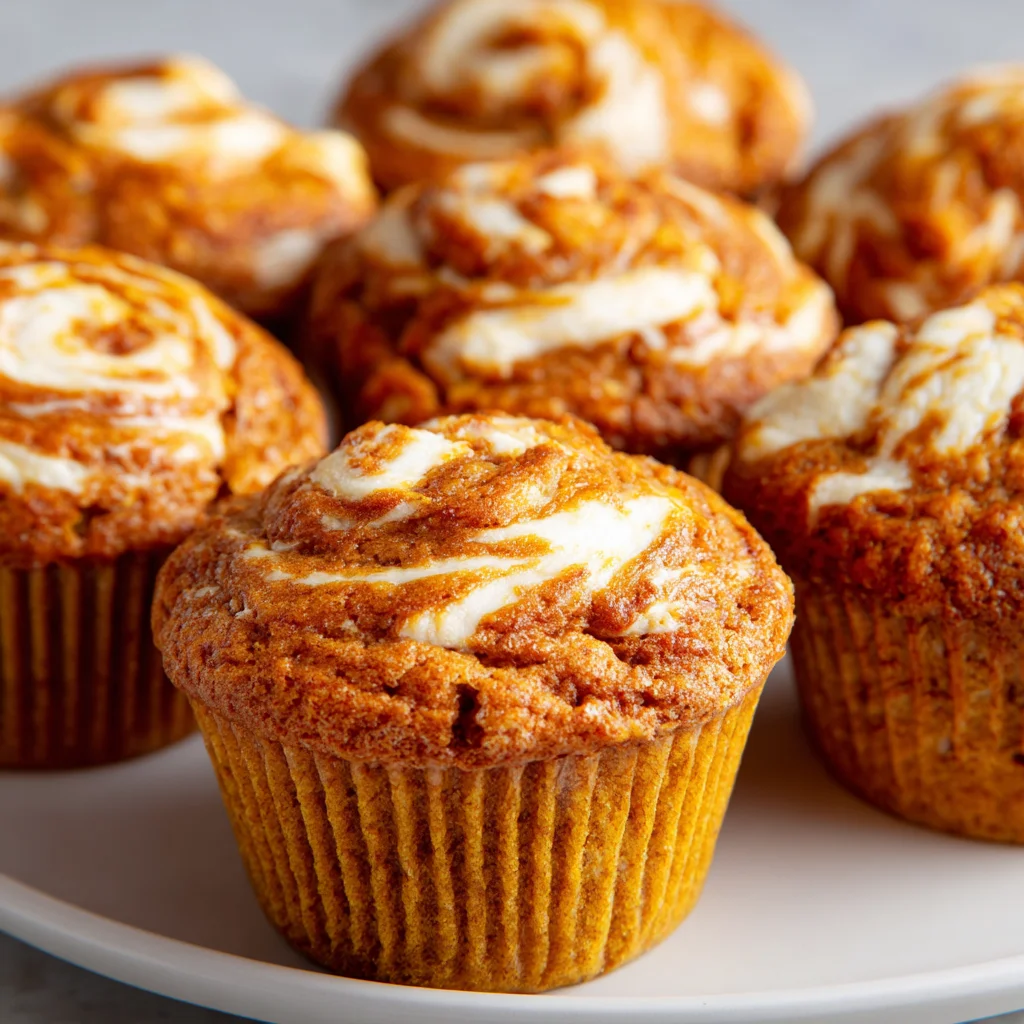 Pumpkin Cream Cheese Swirl Muffins: Easy Fall Baking Recipe