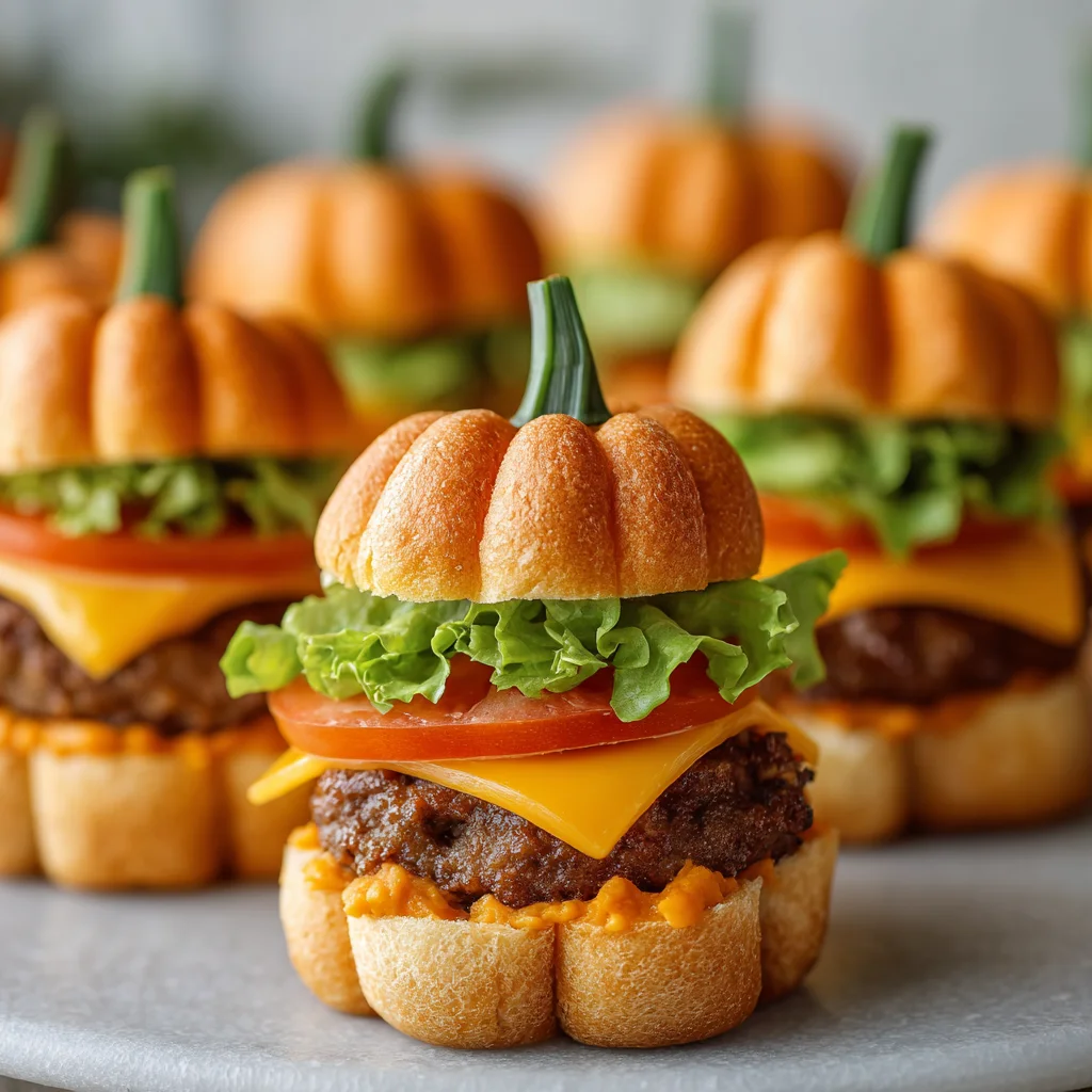 Adorable Pumpkin Sliders: The Perfect Fall Treat!