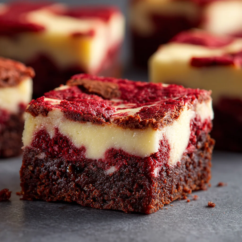 Decadent Red Velvet Cheesecake Brownies Recipe