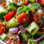 Refreshing Cucumber Tomato Salad - Easy & Healthy Recipe