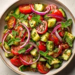 Refreshing Cucumber Tomato Salad - Easy & Healthy Recipe