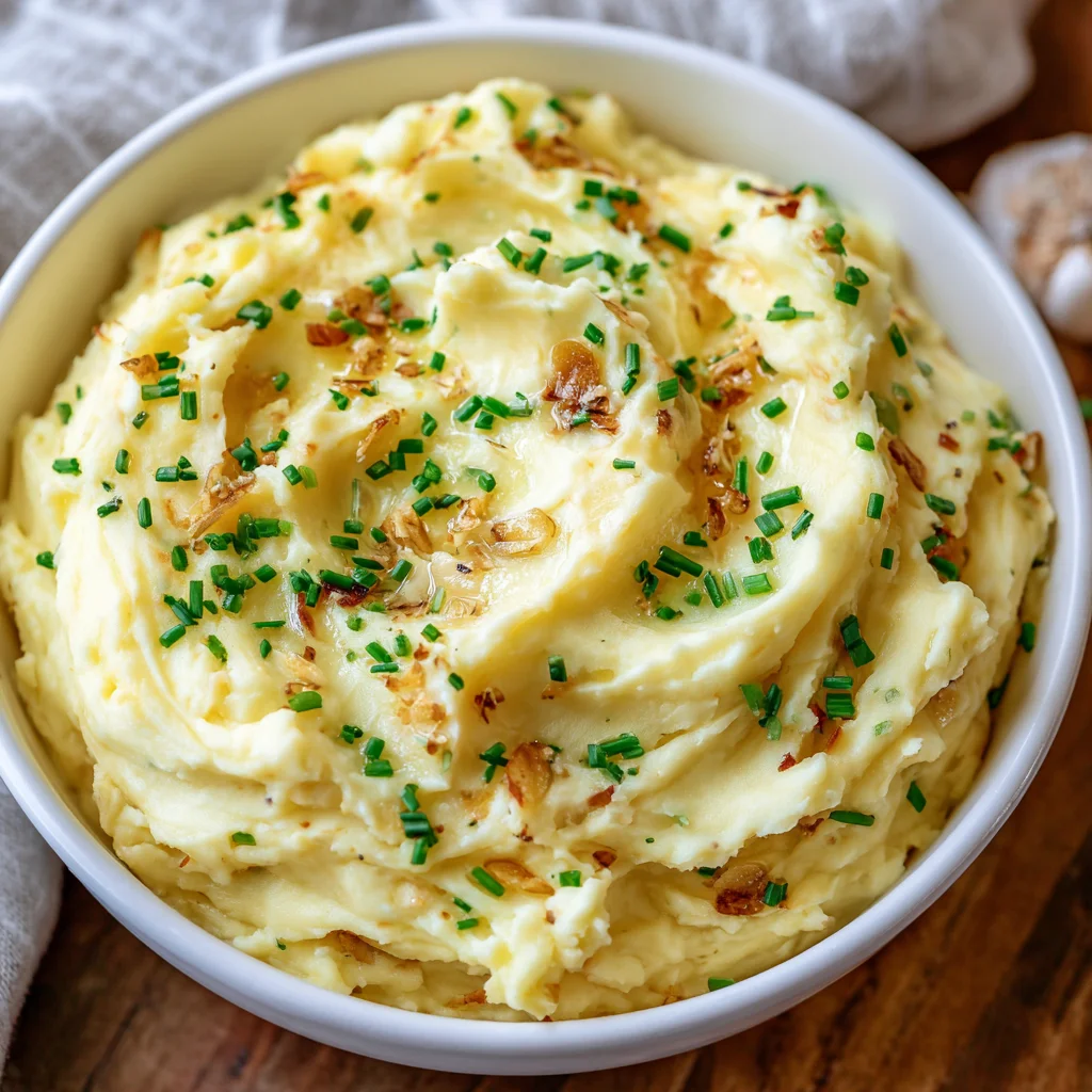 Decadent Roasted Garlic Mascarpone Mashed Potatoes Recipe