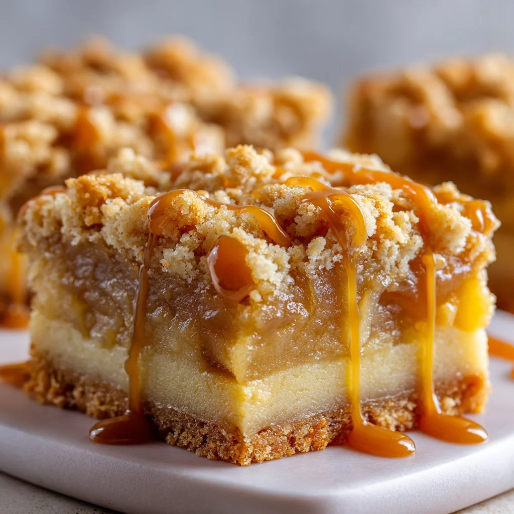 Salted Caramel Apple Crumble Bars: Easy Fall Dessert