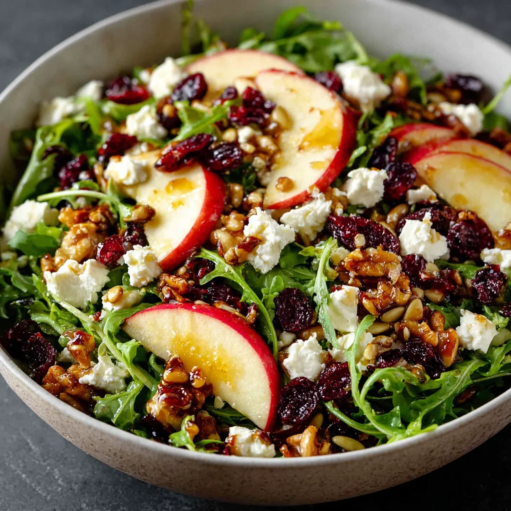 Delicious & Easy Apple Arugula Salad