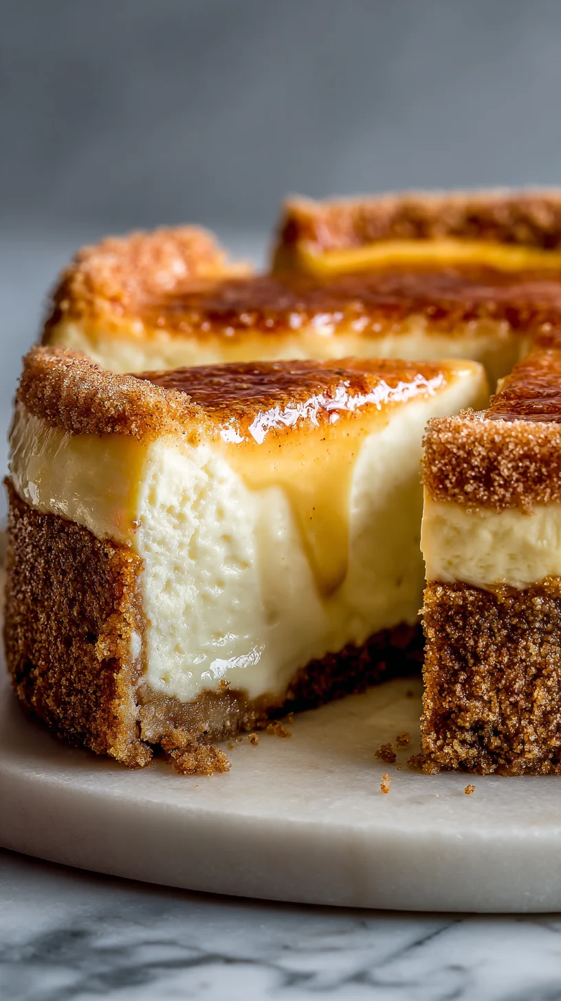 Easy churro cheesecake dessert. Easy churro cheesecake dessert.