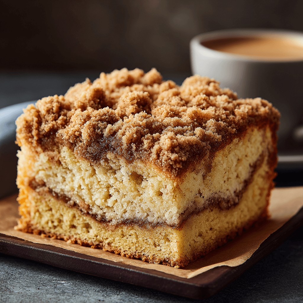 Sour Cream Coffee Cake with Crumb Topping