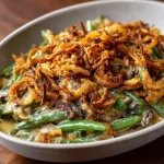 The BEST Vegan Green Bean Casserole Recipe!
