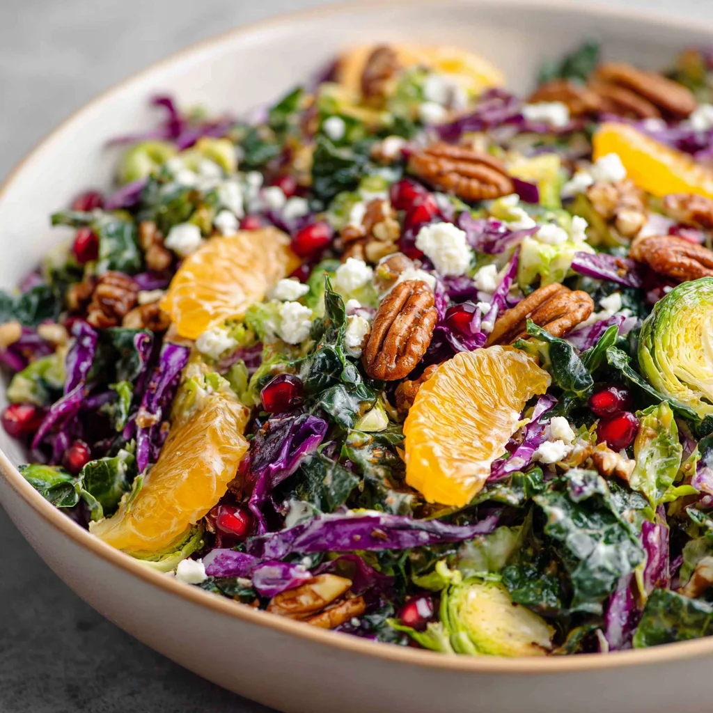 Winter Chopped Salad with White Balsamic Dressing