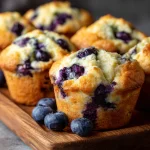 Deliciously Moist Blueberry Cottage Cheese Muffins