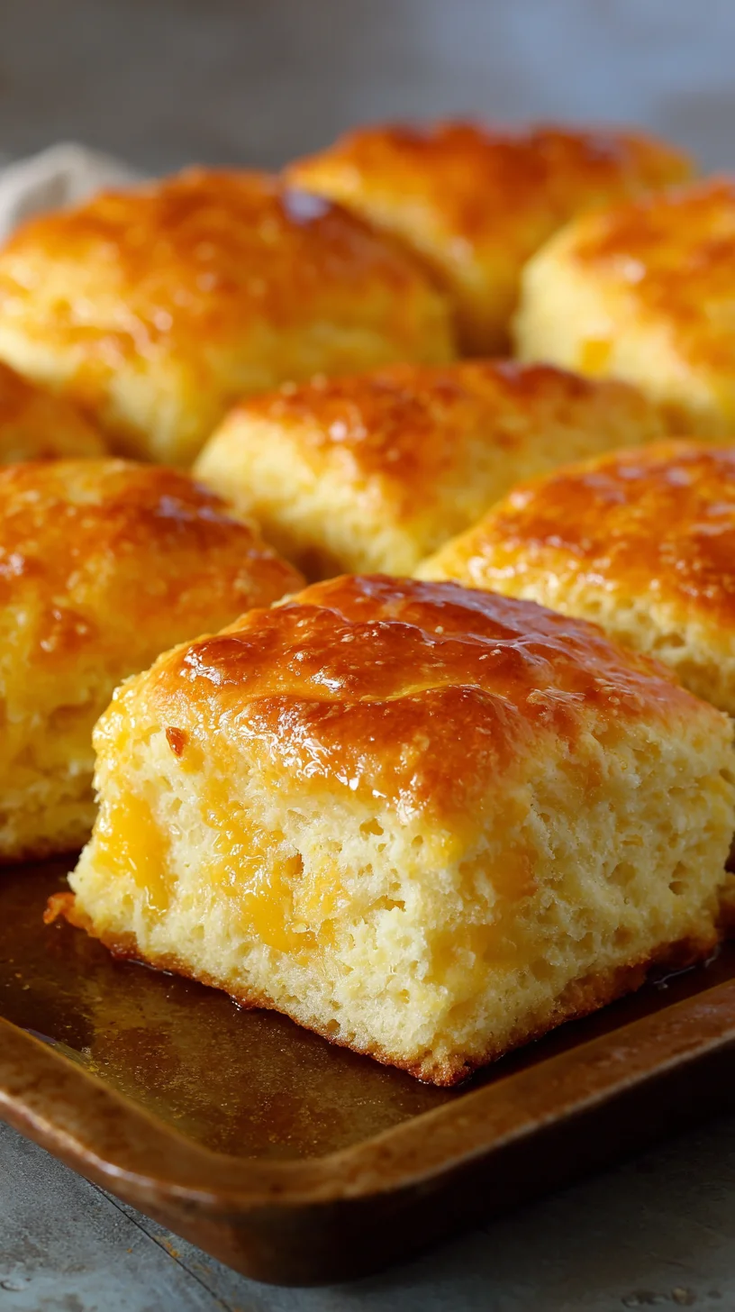Butter-soaked biscuits ready to eat. Butter-soaked biscuits ready to eat.