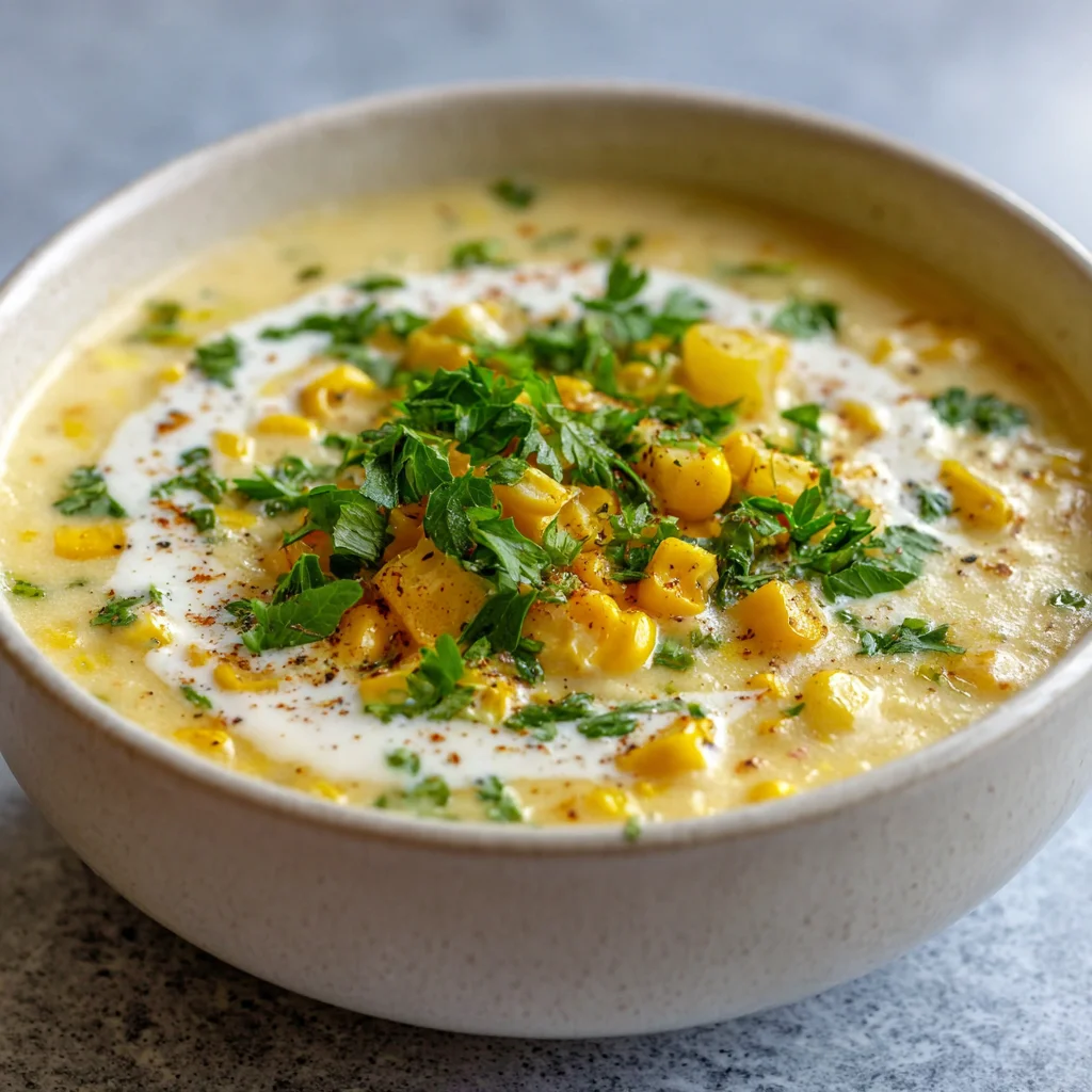 Creamy Corn Chowder: Easy Comfort Food Recipe