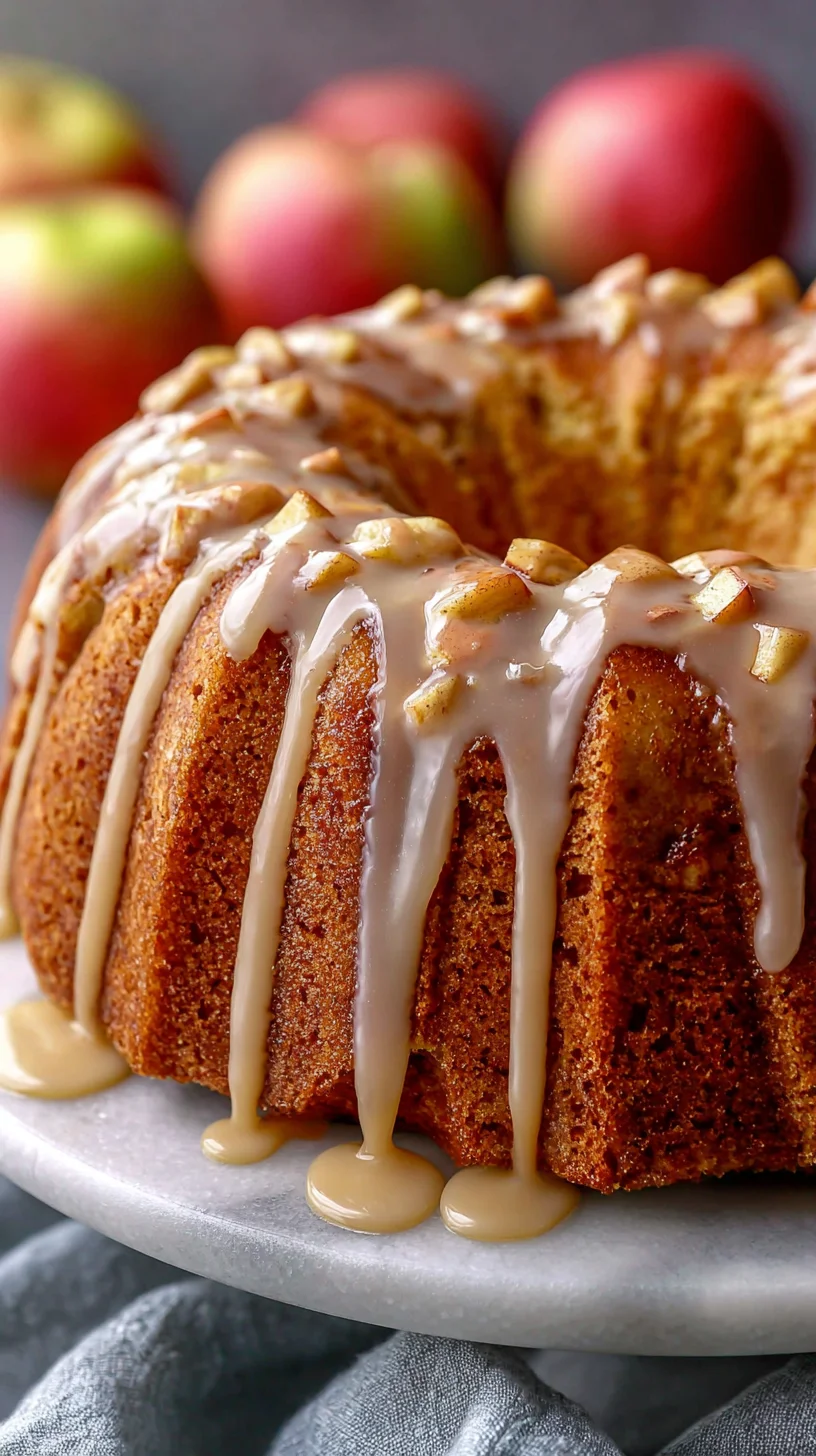 Apple bundt cake with cinnamon glaze, perfect for fall. Apple bundt cake with cinnamon glaze, perfect for fall.