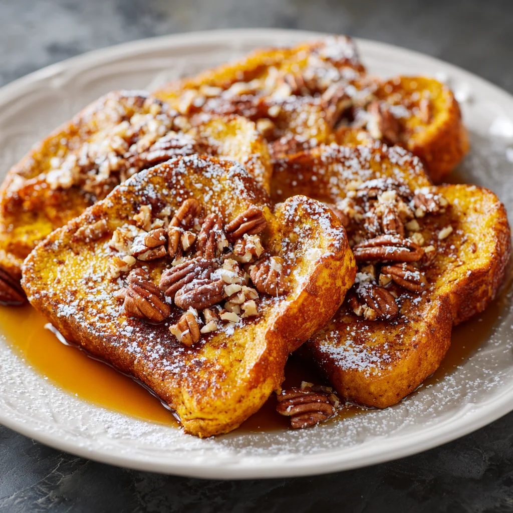 Delicious Fall Pumpkin French Toast Recipe