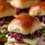 Easy Havarti Cranberry Turkey Sliders Recipe
