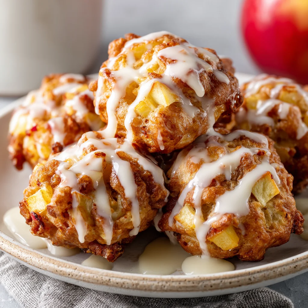 Healthy Air Fryer Apple Fritters - Easy & Guilt-Free Dessert