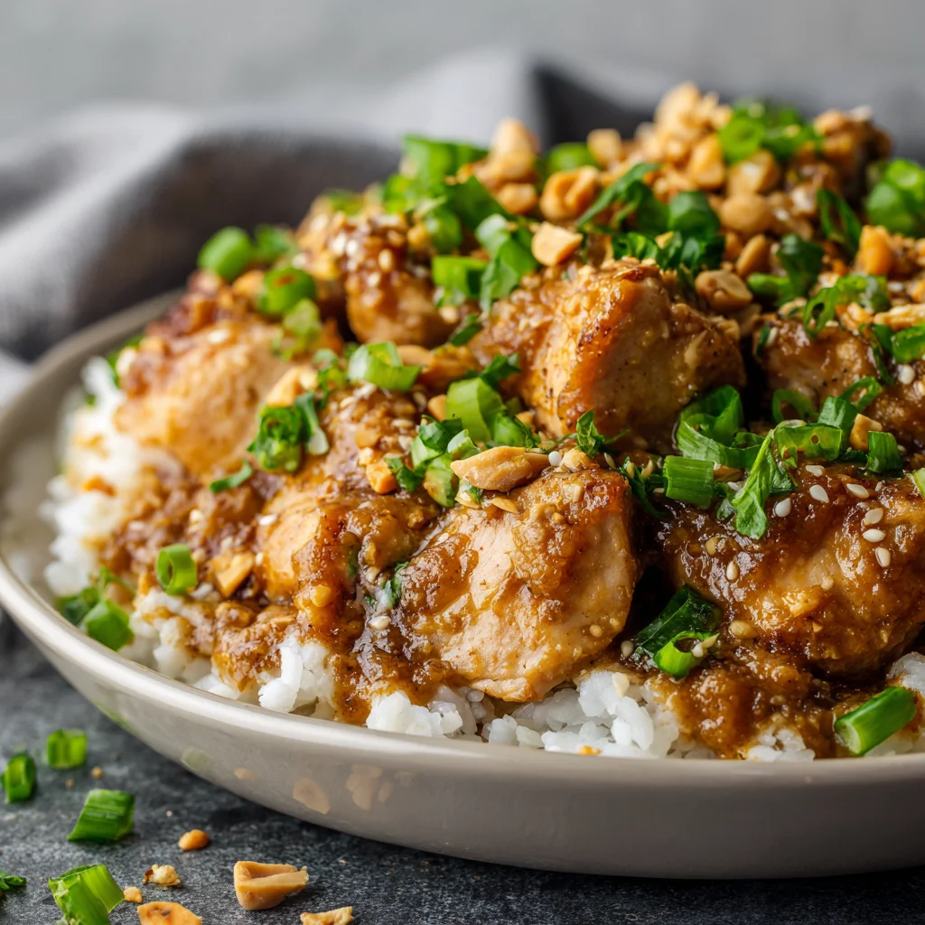 Irresistible Thai Peanut Chicken Recipe