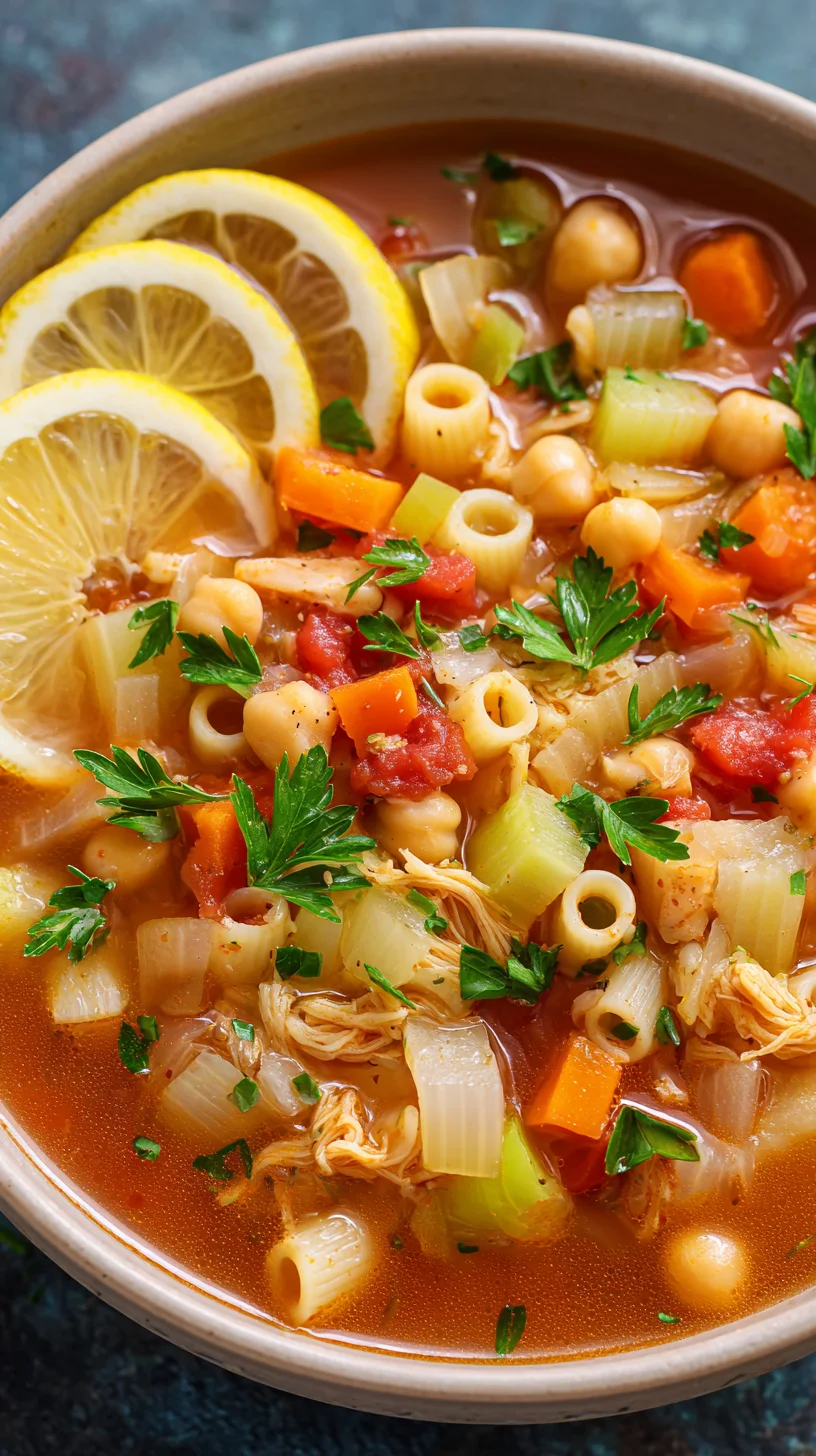 Italian Penicillin Soup: comforting bowl ready to eat.