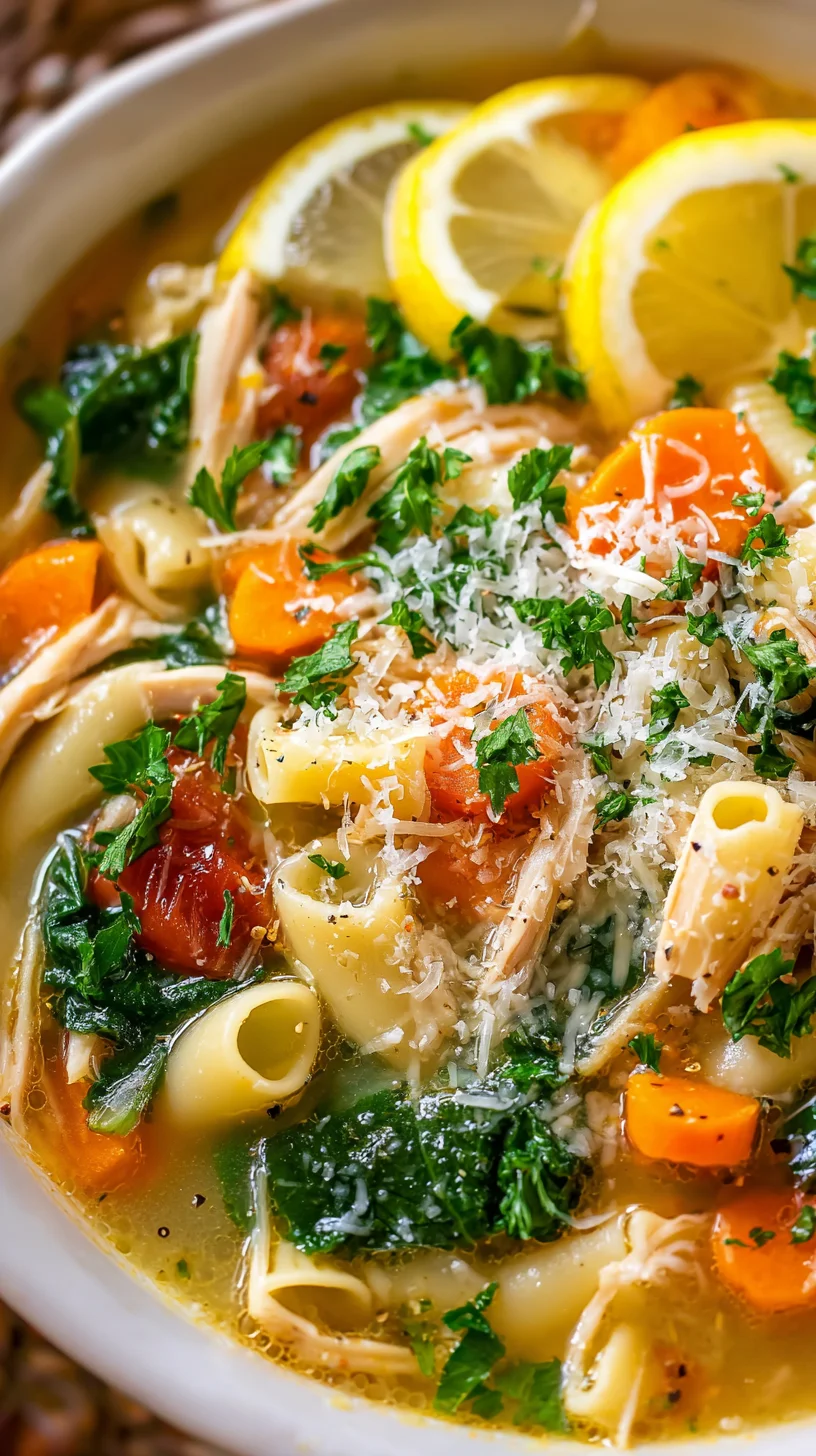 Close-up of colorful Italian Penicillin Soup ingredients. Close-up of colorful Italian Penicillin Soup ingredients.
