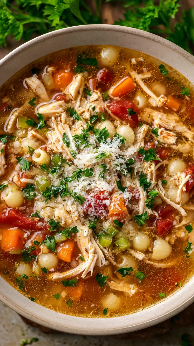 Bowl of Italian Penicillin Soup.