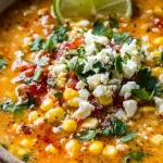 Easy Crockpot Mexican Street Corn Soup