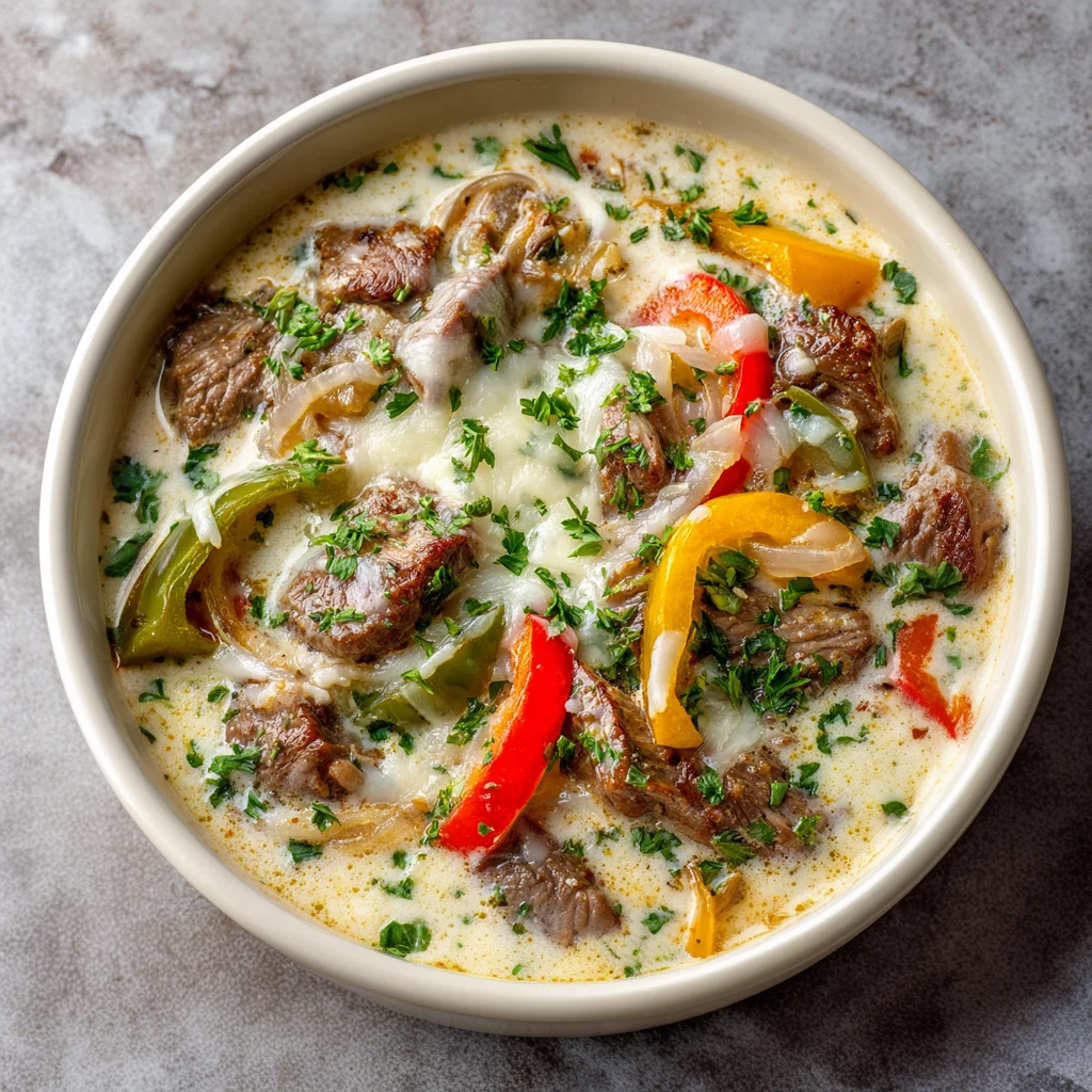 Ultimate Philly Cheesesteak Soup: Easy Comfort Food Recipe