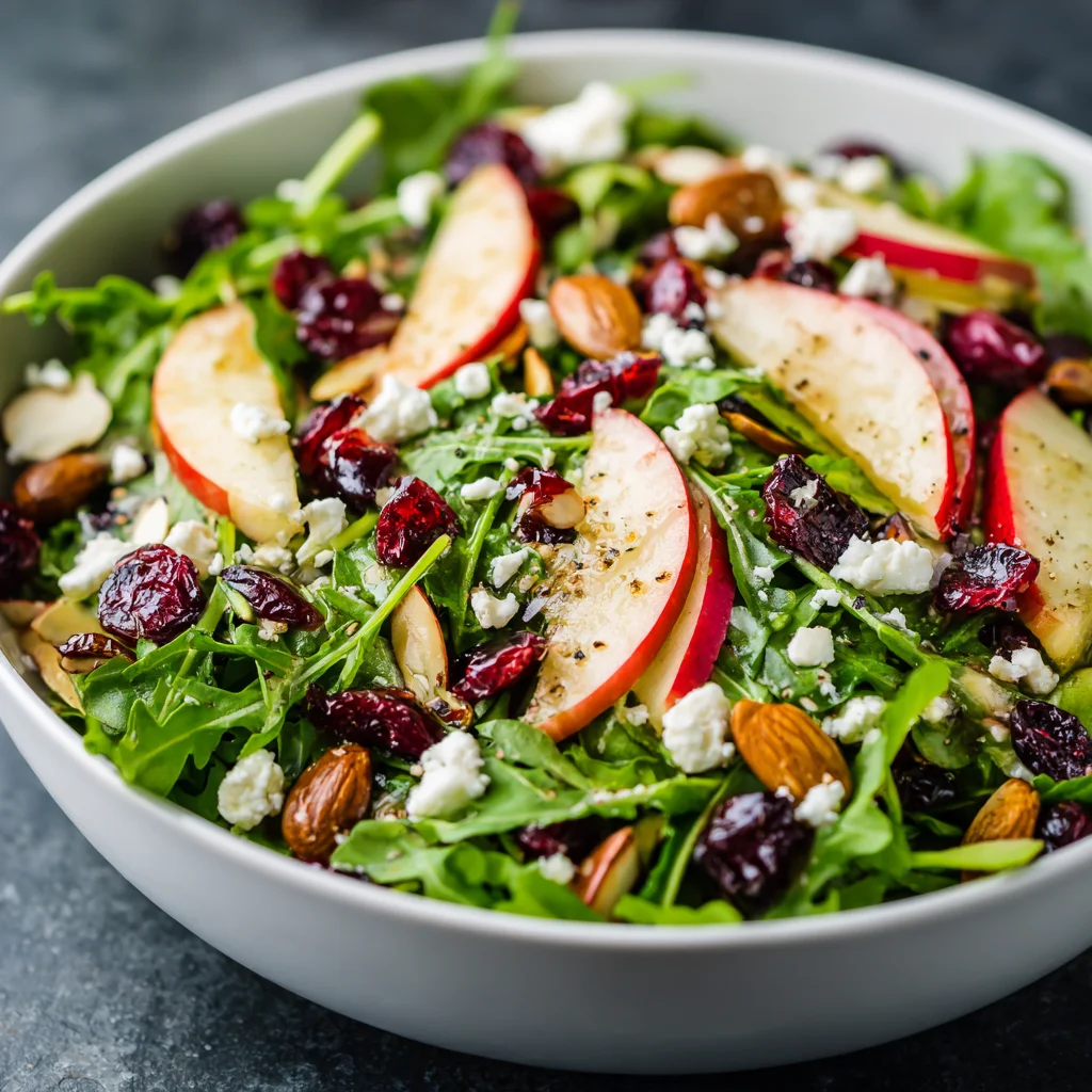 Quick & Easy Apple Arugula Salad Recipe