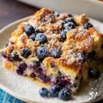 Best Blueberry French Toast Casserole with Crumb Topping | Easy Brunch Recipe