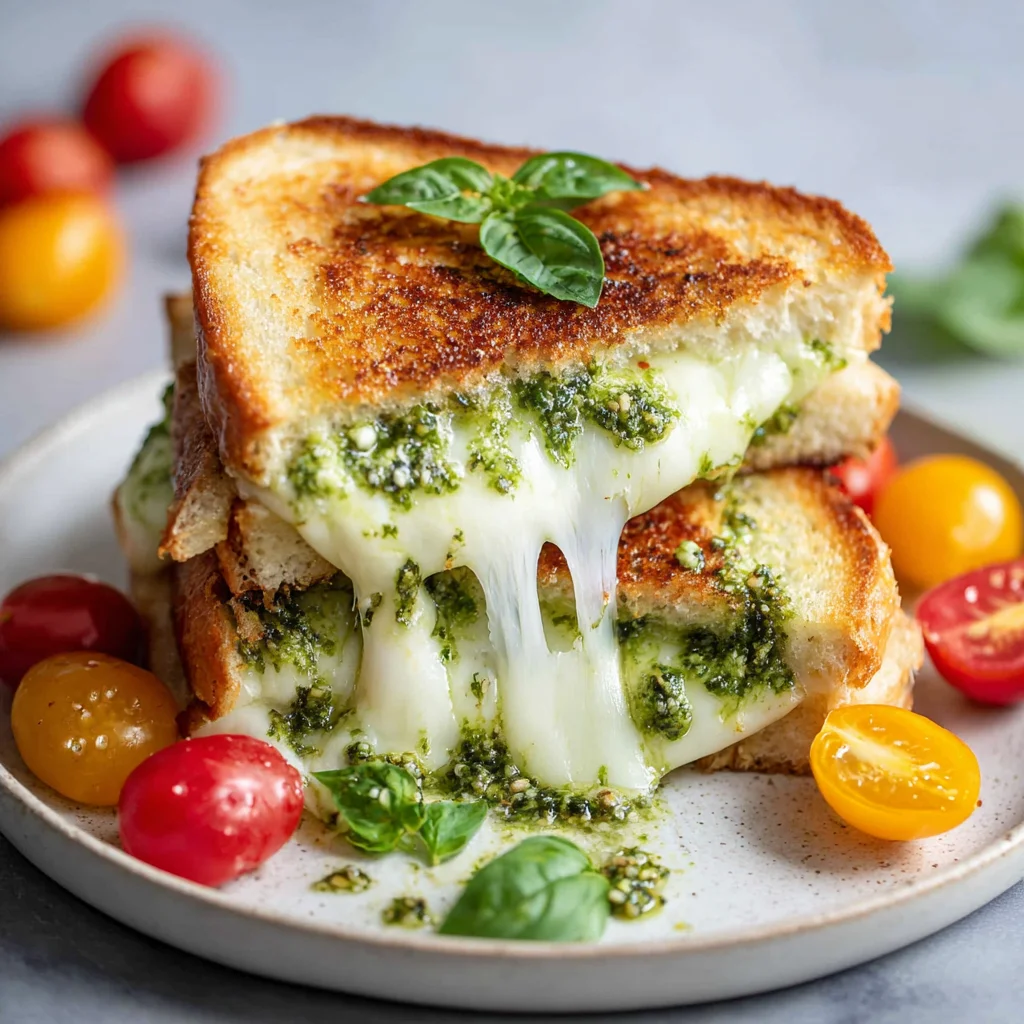 Best Pesto Grilled Cheese Recipe | Quick & Easy Gourmet Sandwich