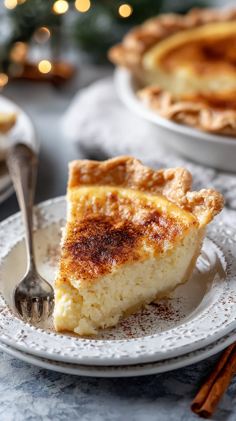 Rich cinnamon-vanilla custard pie Rich cinnamon-vanilla custard pie