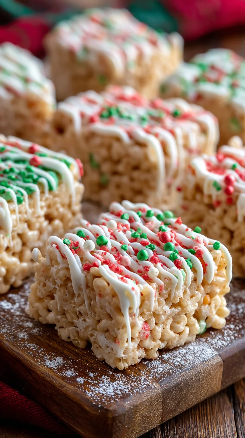 Christmas rice crispy treats Christmas rice crispy treats