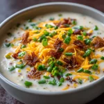 Creamy Loaded Baked Potato Soup Recipe