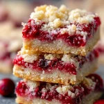 Easy & Delicious Cranberry Crumble Bars Recipe