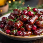 Cranberry Little Smokies with Hot Honey: Sweet & Spicy Party Appetizer!
