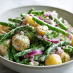 Creamy Green Bean Potato Salad | Easy Side Dish Recipe