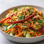 Crunchy Thai Quinoa Salad with Peanut Dressing | Healthy & Flavorful Meal Prep