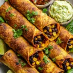 Easiest Vegan Taquitos Recipe - 10 Minutes & SO Crispy!