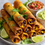 Easiest Vegan Taquitos Recipe - 10 Minutes & SO Crispy!
