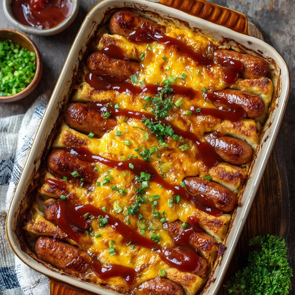 Easy Korean Corn Dog Casserole | Family Favorite Dinner