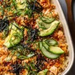 Spicy Salmon Sushi Bake
