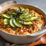 Spicy Salmon Sushi Bake