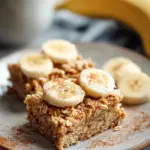 Energizing Banana Oatmeal Bars | Healthy Snack Recipe